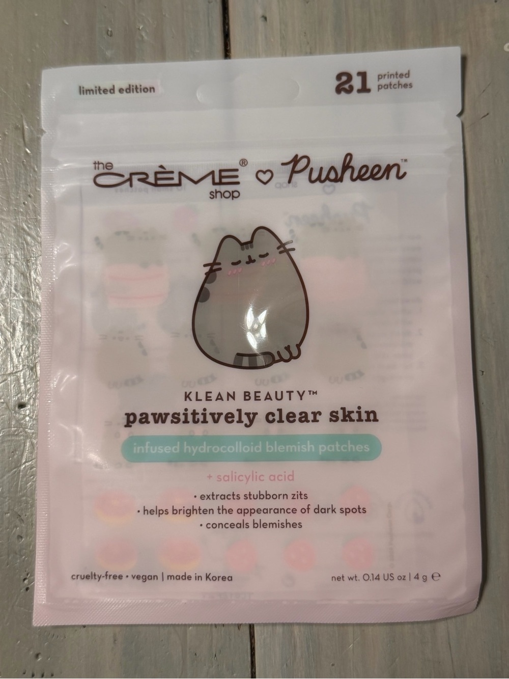 Klean Beauty Pawsitively Clear Skin Hydrocolloid Patches — Pink